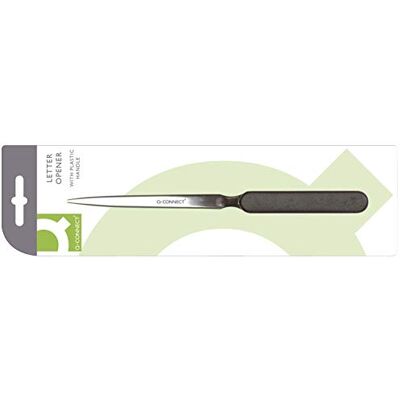 Q-Connect 44834 Ouvre Lettres Manche Plastique Lame e Longueur 24.5cm Gris - Publicité Q-Connect 44834 Ouvre Lettres Manche Plastique Lame e Longueur 24.5cm Gris - Publicité