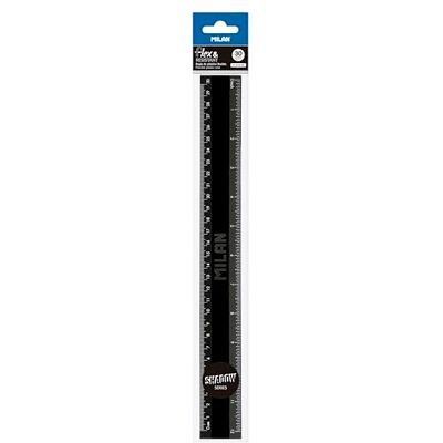 MILAN ® Règle Flex&Resistant noire 30 cm, série spéciale Shadow - Publicité MILAN ® Règle Flex&Resistant noire 30 cm, série spéciale Shadow - Publicité