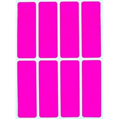 Royal Green Gommettes Étiquettes Autocollantes Rectangulaires Rose Fluo Environ 7,5 cm x 2,5 cm (75mm x 25mm) 15 Feuilles Paquet de 120 - Publicité Royal Green Gommettes Étiquettes Autocollantes Rectangulaires Rose Fluo Environ 7,5 cm x 2,5 cm (75mm x 25mm) 15 Feuilles Paquet de 120 - Publicité