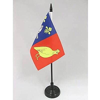 AZ FLAG Drapeau De Table Charente Maritime 15x10 cm Mini Drapeau Du Département Charentais De Bureau 100% Polyester Avec Hampe De 25cm Et Socle En Plastique Noir - Publicité AZ FLAG Drapeau De Table Charente Maritime 15x10 cm Mini Drapeau Du Département Charentais De Bureau 100% Polyester Avec Hampe De 25cm Et Socle En Plastique Noir - Publicité