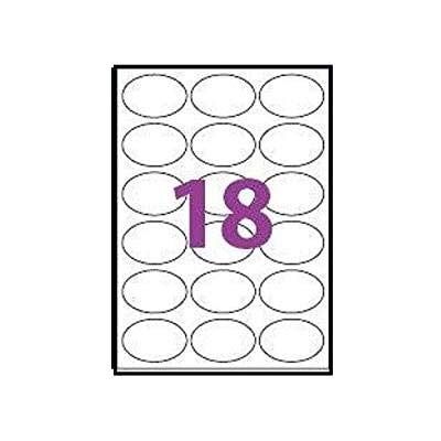 UNIVERS GRAPHIQUE 100 Planches de 18 étiquettes ovale 63.5 x 42.3 mm = 1800 etiquettes Blanc Mat pour imprimantes Laser et Jet d'encre Feuilles A4 autocollantes référence univers UGE18OV1 Code logiciel L7101 - Publicité UNIVERS GRAPHIQUE 100 Planches de 18 étiquettes ovale 63.5 x 42.3 mm = 1800 etiquettes Blanc Mat pour imprimantes Laser et Jet d'encre Feuilles A4 autocollantes référence univers UGE18OV1 Code logiciel L7101 - Publicité