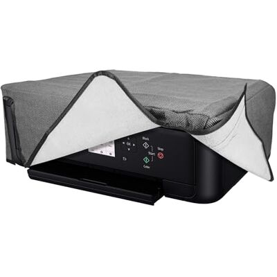 kwmobile Housse Imprimante Compatible avec Canon Pixma TS5150 /5151 /MG 2555 / Pixma MG2551S Housse Housse de Protection pour Imprimante en Lin gris foncé - Publicité kwmobile Housse Imprimante Compatible avec Canon Pixma TS5150 /5151 /MG 2555 / Pixma MG2551S Housse Housse de Protection pour Imprimante en Lin gris foncé - Publicité