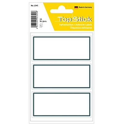 HERMA TopStick 1345 Étiquettes de livre vierges (82 x 36 mm, 50 feuilles, papier, mat) auto-adhésives, autocollants scolaires neutres pour enfants, filles et garçons, 150 étiquettes d'école, grises et blanc - Publicité HERMA TopStick 1345 Étiquettes de livre vierges (82 x 36 mm, 50 feuilles, papier, mat) auto-adhésives, autocollants scolaires neutres pour enfants, filles et garçons, 150 étiquettes d'école, grises et blanc - Publicité