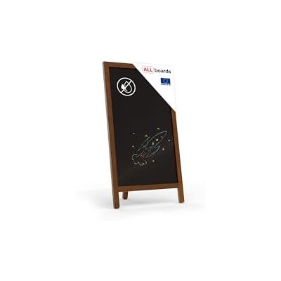 ALLboards Chevalet stop-trottoir avec une surface à craie – 78×44 cm – support publicitaire - Publicité ALLboards Chevalet stop-trottoir avec une surface à craie – 78×44 cm – support publicitaire - Publicité