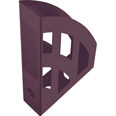 Helit H2661025 – Porte-revues « The Green Bridge », DIN A4 / C4, en plastique recyclé, certifié Blauer Engel, bordeaux, 1 pièce - Publicité Helit H2661025 – Porte-revues « The Green Bridge », DIN A4 / C4, en plastique recyclé, certifié Blauer Engel, bordeaux, 1 pièce - Publicité