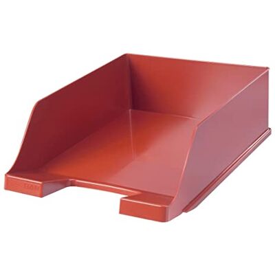 HAN 1047-17, corbeille à courrier KLASSIK XXL, extra-haute, moderne, élégante et look haute brillance. Lot de 2 unités, rouge - Publicité HAN 1047-17, corbeille à courrier KLASSIK XXL, extra-haute, moderne, élégante et look haute brillance. Lot de 2 unités, rouge - Publicité
