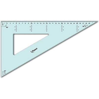 Maped Equerre 60° grand côté 32 cm Technic Concept - Publicité Maped Equerre 60° grand côté 32 cm Technic Concept - Publicité