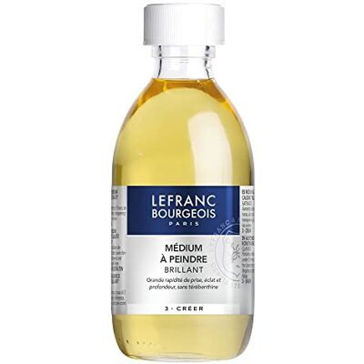 Lefranc Bourgeois Additif Médium à Peindre Brillant Flacon 250ml - Publicité Lefranc Bourgeois Additif Médium à Peindre Brillant Flacon 250ml - Publicité
