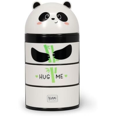 LEGAMI Organiseur de bureau, Organiseur de bureau avec 3 tiroirs à ouverture latérale, compartiment supérieur avec fermeture coulissante, Thème Panda - Publicité LEGAMI Organiseur de bureau, Organiseur de bureau avec 3 tiroirs à ouverture latérale, compartiment supérieur avec fermeture coulissante, Thème Panda - Publicité