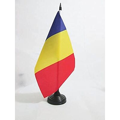 AZ FLAG Drapeau De Table Andorre Civil 21x14 cm Petit Drapeau Andorran De Bureau 100% Polyester Avec Hampe De 25cm Et Socle En Plastique Noir - Publicité AZ FLAG Drapeau De Table Andorre Civil 21x14 cm Petit Drapeau Andorran De Bureau 100% Polyester Avec Hampe De 25cm Et Socle En Plastique Noir - Publicité