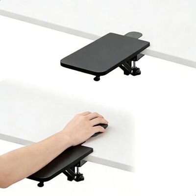 xyuayamz Repose Coude Bureau, Support de Bras D'ordinateur Poignet Ergonomique, Support de Bras D'ordinateur, 90° Pliable Repose Poignet pour Maison Bureau, Noir - Publicité xyuayamz Repose Coude Bureau, Support de Bras D'ordinateur Poignet Ergonomique, Support de Bras D'ordinateur, 90° Pliable Repose Poignet pour Maison Bureau, Noir - Publicité