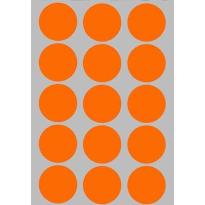 Royal Green Gommettes Étiquettes Autocollantes Rondes Orange Fluo Environ 3 cm (30 mm) Paquet de 225 - Publicité Royal Green Gommettes Étiquettes Autocollantes Rondes Orange Fluo Environ 3 cm (30 mm) Paquet de 225 - Publicité