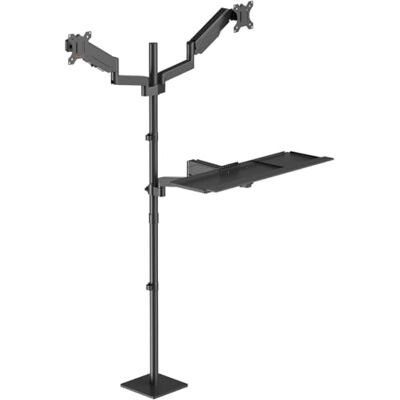 myWall my wall Support réglable en Hauteur HP124L Bureau réglable en Hauteur avec vérin à gaz Bureau d'ordinateur pour 2 écrans et Clavier - Publicité myWall my wall Support réglable en Hauteur HP124L Bureau réglable en Hauteur avec vérin à gaz Bureau d'ordinateur pour 2 écrans et Clavier - Publicité