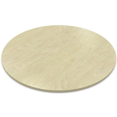 AUPROTEC Plan de table 19 mm, rond, Ø 500 mm, panneau en bois de pin maritime, revêtement en mélamine, panneau de particules avec bord ABS, choix : 50 cm - Publicité AUPROTEC Plan de table 19 mm, rond, Ø 500 mm, panneau en bois de pin maritime, revêtement en mélamine, panneau de particules avec bord ABS, choix : 50 cm - Publicité