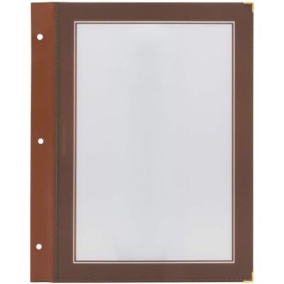 SECURIT Set de 5 Inserts pour Menu A4 Gamme Wood Marron Double Face Compatible avec Porte-Menus Wood - Publicité SECURIT Set de 5 Inserts pour Menu A4 Gamme Wood Marron Double Face Compatible avec Porte-Menus Wood - Publicité