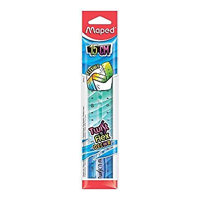 Maped TWIST'n FLEX DECOR Règle flexible 15 cm - Publicité Maped TWIST'n FLEX DECOR Règle flexible 15 cm - Publicité