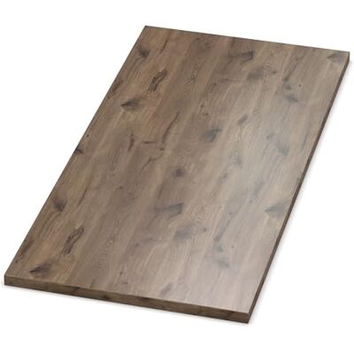 AUPROTEC Plateau de table 19 mm Chêne Castell 70x70 cm I Planche de fibres avec bord ABS de 1 mm et collage PU I Revêtu de mélamine I Élégant et hydrofuge - Publicité AUPROTEC Plateau de table 19 mm Chêne Castell 70x70 cm I Planche de fibres avec bord ABS de 1 mm et collage PU I Revêtu de mélamine I Élégant et hydrofuge - Publicité