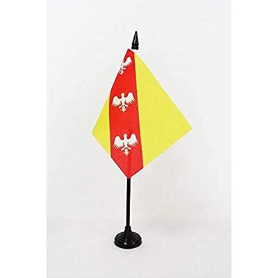 AZ FLAG Drapeau De Table Grand-gouvernement de Lorraine-et-Barrois 15x10 cm Mini Drapeau Lorrain De Bureau 100% Polyester Avec Hampe De 25cm Et Socle En Plastique Noir - Publicité AZ FLAG Drapeau De Table Grand-gouvernement de Lorraine-et-Barrois 15x10 cm Mini Drapeau Lorrain De Bureau 100% Polyester Avec Hampe De 25cm Et Socle En Plastique Noir - Publicité