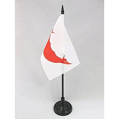 AZ FLAG Drapeau De Table Île de Pâques 15x10 cm Mini Drapeau Rapa Nui De Bureau 100% Polyester Avec Hampe De 25cm Et Socle En Plastique Noir - Publicité AZ FLAG Drapeau De Table Île de Pâques 15x10 cm Mini Drapeau Rapa Nui De Bureau 100% Polyester Avec Hampe De 25cm Et Socle En Plastique Noir - Publicité