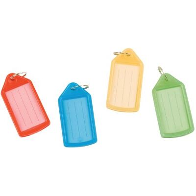 Q-Connect Q Connect Lot de 40 porte-clés étiquettes Coloris aléatoire - Publicité Q-Connect Q Connect Lot de 40 porte-clés étiquettes Coloris aléatoire - Publicité