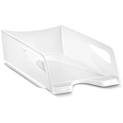 CEP Maxi corbeille à courrier Bannettes Rangement Bureau 220+ Blanc Arctique - Publicité CEP Maxi corbeille à courrier Bannettes Rangement Bureau 220+ Blanc Arctique - Publicité