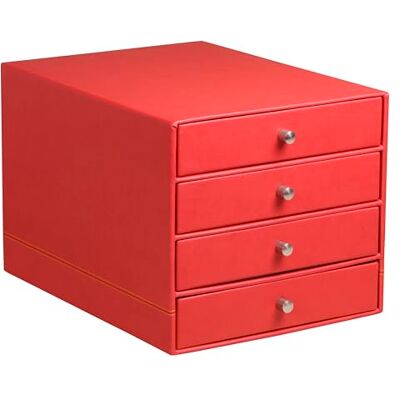Rhodia 318963C Trieur 4 Tiroirs Coquelicot 24,8 x 32,7 x 22,8 cm Piqûres Sellier Orange Extérieur Simili Cuir Collection Home Office rama Organisation de Bureau & Rangement Design - Publicité Rhodia 318963C Trieur 4 Tiroirs Coquelicot 24,8 x 32,7 x 22,8 cm Piqûres Sellier Orange Extérieur Simili Cuir Collection Home Office rama Organisation de Bureau & Rangement Design - Publicité