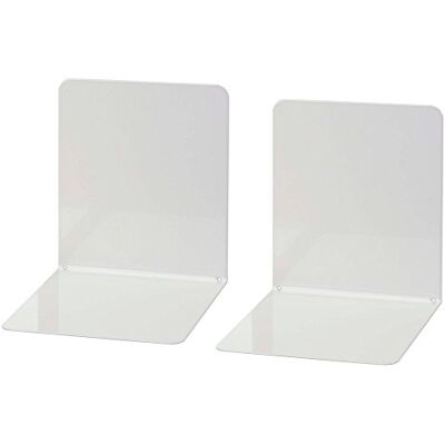 WEDO 1021137 Lot de 2 Serre-livres Gris Lumière - Publicité WEDO 1021137 Lot de 2 Serre-livres Gris Lumière - Publicité