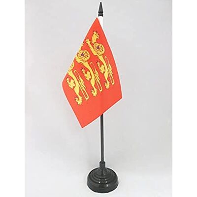 AZ FLAG Drapeau De Table Haute-Normandie 15x10 cm Mini Drapeau Haut-Normand De Bureau 100% Polyester Avec Hampe De 25cm Et Socle En Plastique Noir - Publicité AZ FLAG Drapeau De Table Haute-Normandie 15x10 cm Mini Drapeau Haut-Normand De Bureau 100% Polyester Avec Hampe De 25cm Et Socle En Plastique Noir - Publicité