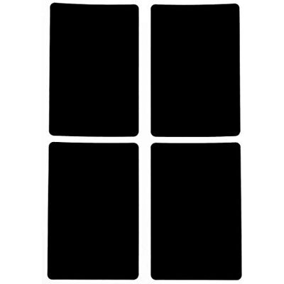 Royal Green Gommettes Étiquettes Autocollantes Rectangulaires Noir Environ 7,5cm x 5cm (75mm x 50mm) 50 Feuilles Paquet de 200 - Publicité Royal Green Gommettes Étiquettes Autocollantes Rectangulaires Noir Environ 7,5cm x 5cm (75mm x 50mm) 50 Feuilles Paquet de 200 - Publicité