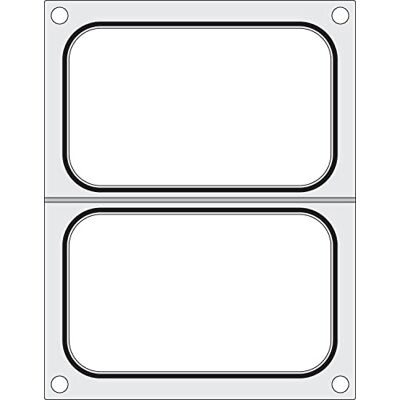 HENDI Matrice de scellage pour Scelleuse manuelle 976722, Joint en silicone noir, 2x recipiente 178x113 mm, aluminium - Publicité HENDI Matrice de scellage pour Scelleuse manuelle 976722, Joint en silicone noir, 2x recipiente 178x113 mm, aluminium - Publicité