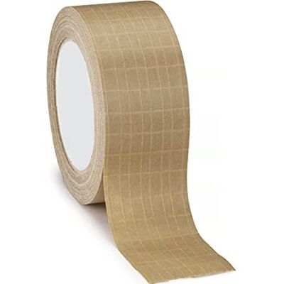 UNIVERS GRAPHIQUE 1 Ruban Adhésif Kraft Armé Résistant 50 mm x 50 mètres rouleau emballage adhésif recyclable Ecologique Biodégradable Ruban adhésif papier armé ruban Emballage Grande résistance à la déchirure - Publicité UNIVERS GRAPHIQUE 1 Ruban Adhésif Kraft Armé Résistant 50 mm x 50 mètres rouleau emballage adhésif recyclable Ecologique Biodégradable Ruban adhésif papier armé ruban Emballage Grande résistance à la déchirure - Publicité