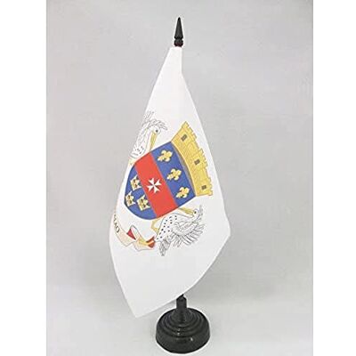 AZ FLAG Drapeau De Table Saint-Barthélemy 21x14 cm Petit Drapeau De Saint Barthélémy De Bureau 100% Polyester Avec Hampe De 25cm Et Socle En Plastique Noir - Publicité AZ FLAG Drapeau De Table Saint-Barthélemy 21x14 cm Petit Drapeau De Saint Barthélémy De Bureau 100% Polyester Avec Hampe De 25cm Et Socle En Plastique Noir - Publicité