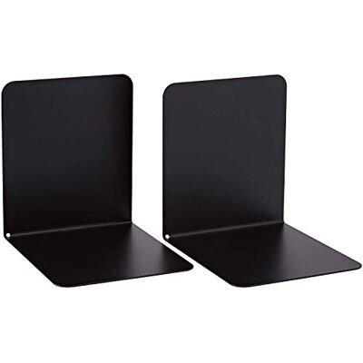 ALCO -Albert Serre-livres en métal noir, 2 pièces 14 x 14 x 12,5 cm, porte-livres pour livres, classeurs et magazines - Publicité ALCO -Albert Serre-livres en métal noir, 2 pièces 14 x 14 x 12,5 cm, porte-livres pour livres, classeurs et magazines - Publicité