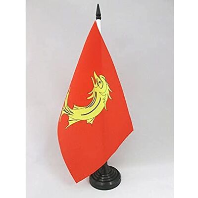 AZ FLAG Drapeau De Table Loire 21x14 cm Petit Drapeau Du Département Ligérien De Bureau 100% Polyester Avec Hampe De 25cm Et Socle En Plastique Noir - Publicité AZ FLAG Drapeau De Table Loire 21x14 cm Petit Drapeau Du Département Ligérien De Bureau 100% Polyester Avec Hampe De 25cm Et Socle En Plastique Noir - Publicité