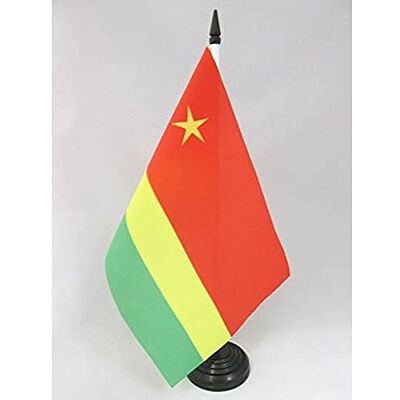 AZ FLAG Drapeau de Table Réunion indépendantiste 21x14 cm Socle Plastique Usage intérieur Drapeau de bureau guadeloupéen finition cousue et bords renforcés avec mât en plastique et socle en plastique - Publicité AZ FLAG Drapeau de Table Réunion indépendantiste 21x14 cm Socle Plastique Usage intérieur Drapeau de bureau guadeloupéen finition cousue et bords renforcés avec mât en plastique et socle en plastique - Publicité