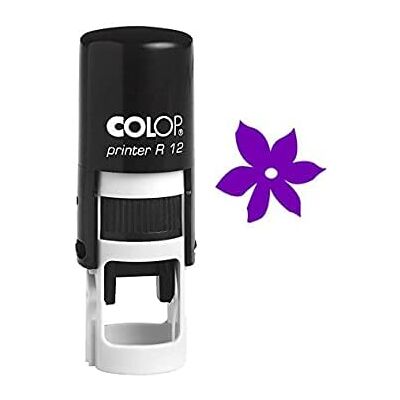 Printtoo FLOWER DESIGN Timbre auto-encrage Mini Rubber ronde enseignants décoratifs Timbres 12mm - Publicité Printtoo FLOWER DESIGN Timbre auto-encrage Mini Rubber ronde enseignants décoratifs Timbres 12mm - Publicité