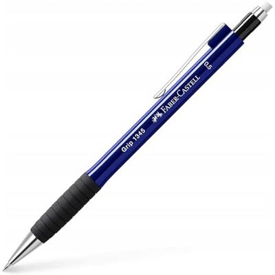 Faber-Castell Porte-mine Grip 1347 0,7 mm Bleu foncé - Publicité Faber-Castell Porte-mine Grip 1347 0,7 mm Bleu foncé - Publicité