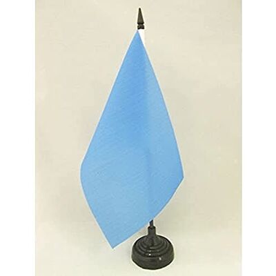 AZ FLAG Drapeau De Table Unicolore Bleu 21x14 cm Petit Drapeau De Couleur Bleue De Bureau 100% Polyester Avec Hampe De 25cm Et Socle En Plastique Noir - Publicité AZ FLAG Drapeau De Table Unicolore Bleu 21x14 cm Petit Drapeau De Couleur Bleue De Bureau 100% Polyester Avec Hampe De 25cm Et Socle En Plastique Noir - Publicité