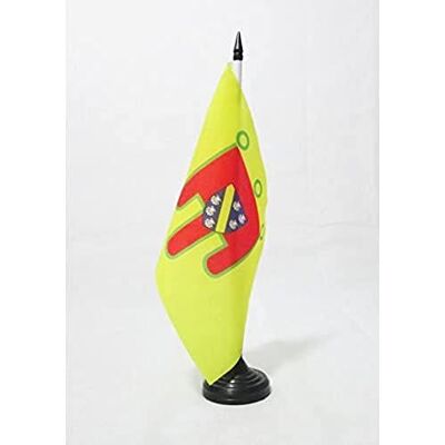 AZ FLAG Drapeau de Table Cantal 21x14cm Petit Drapeaux DE Bureau département français Auvergne 14 x 21 cm - Publicité AZ FLAG Drapeau de Table Cantal 21x14cm Petit Drapeaux DE Bureau département français Auvergne 14 x 21 cm - Publicité