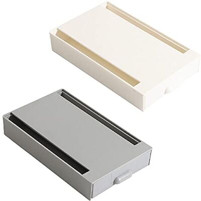 Srcasy Lot De 2 Tiroir Sous Bureau, Mini Boîte De Rangement Autocollante Sous Le Bureau, Organisateur De Tiroir Sous Le Bureau, Boîte De Rangement Invisible Sous La Table, Pour Le Bureau, Ecole - Publicité Srcasy Lot De 2 Tiroir Sous Bureau, Mini Boîte De Rangement Autocollante Sous Le Bureau, Organisateur De Tiroir Sous Le Bureau, Boîte De Rangement Invisible Sous La Table, Pour Le Bureau, Ecole - Publicité