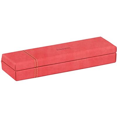 Rhodia 194521C Plumier Corail 21x5,5x3 cm simili cuir Italien Home Office - Publicité Rhodia 194521C Plumier Corail 21x5,5x3 cm simili cuir Italien Home Office - Publicité
