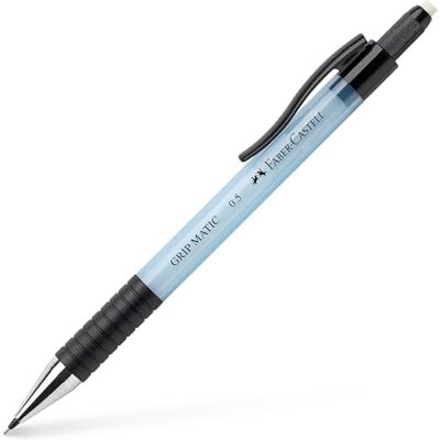 Faber-Castell 137554 Porte-mine Grip Matic Sky Blue 0,5 mm - Publicité Faber-Castell 137554 Porte-mine Grip Matic Sky Blue 0,5 mm - Publicité