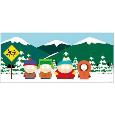 Pyramid Sous-main XL South Park (personnages) 90 cm x 40 cm avec Cartman, Kenny, Kyle et Stan - Publicité Pyramid Sous-main XL South Park (personnages) 90 cm x 40 cm avec Cartman, Kenny, Kyle et Stan - Publicité