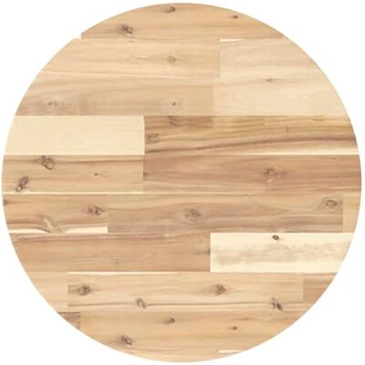 vidaXL Plateau de table rond en bois massif d'acacia - Plateau - Publicité vidaXL Plateau de table rond en bois massif d'acacia - Plateau - Publicité