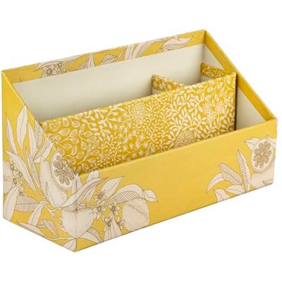 Clairefontaine 116358C Porte-lettres Fleurs d'oranger 25x10x14 cm - Publicité Clairefontaine 116358C Porte-lettres Fleurs d'oranger 25x10x14 cm - Publicité
