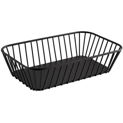 APS 30418 GN 1/4 Urban Panier en métal avec pieds antidérapants Noir 26,5 x 16,2 cm Hauteur 7,5 cm - Publicité APS 30418 GN 1/4 Urban Panier en métal avec pieds antidérapants Noir 26,5 x 16,2 cm Hauteur 7,5 cm - Publicité