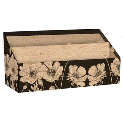 Clairefontaine 116053C Un Porte-Lettres en Carton 25x10x14 cm Home Office Motifs Nature finition Kraft Rangement Bureau Organisateur Collection Le Cerisier Blanc - Publicité Clairefontaine 116053C Un Porte-Lettres en Carton 25x10x14 cm Home Office Motifs Nature finition Kraft Rangement Bureau Organisateur Collection Le Cerisier Blanc - Publicité