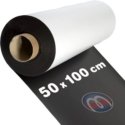 Magnosphere Feuille magnétique permanent blanc mat 0,8mm x 50cm x 100cm imprimable avec impression numérique, se positionne facilement sur votre mur magnétique - Publicité Magnosphere Feuille magnétique permanent blanc mat 0,8mm x 50cm x 100cm imprimable avec impression numérique, se positionne facilement sur votre mur magnétique - Publicité