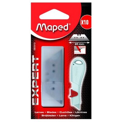 Maped Expert Lame pour cutter - Publicité Maped Expert Lame pour cutter - Publicité