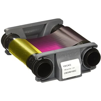 Evolis Colour ribbon (YMCKO), CBGR0100C (for up to 100 cards fits for: Badgy200) - Publicité Evolis Colour ribbon (YMCKO), CBGR0100C (for up to 100 cards fits for: Badgy200) - Publicité